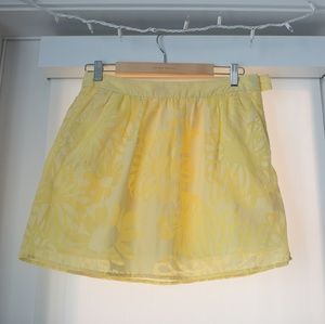 Yellow floral skirt from Lilly with pockets